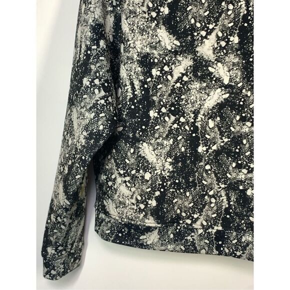 -3. Eleven Paris Women's Abstract Print Long Sleeve Sweatshirt Black Size Small - Picture 6 of 10